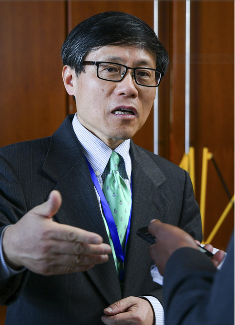 Capture Kuang Weilin ambassadeur chinois à l'Union africaine